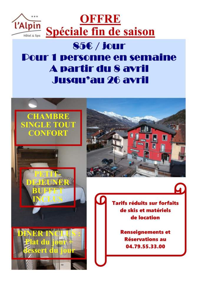 6 nuits d'hôtel en demi-pension